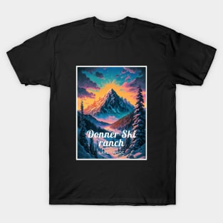 Donner Ski Ranch Lake Tahoe USA T-Shirt